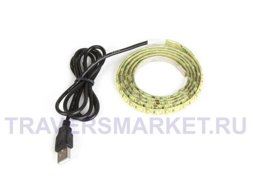 Огонек OG-LDL09 Желтая светодиодная лента 1м (USB)