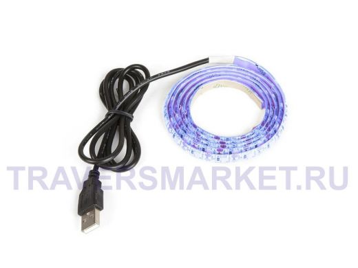 Огонек OG-LDL09 Синяя светодиодная лента 1м (USB)