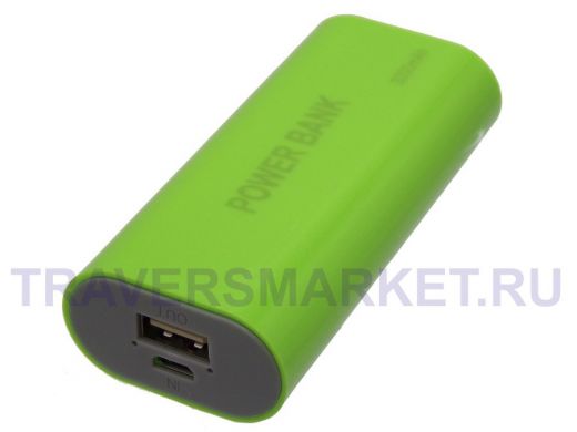 Внешний аккумулятор  3000 mAh, шнур USB-micro USB 0,3м, порты USB, micro USB (разные цвета)