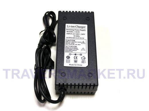 Блок питания 12,6V-5,0A для зарядных устройств Li-Ion аккумуляторов (шт 2,5х5,5мм)
