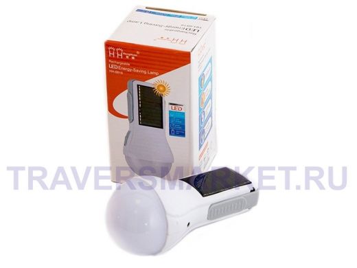 Солнечная минисистема HH-8819(лампа со встроен.солн. пан,сручк,АКБ1000мА/ч,свечение до 5ч,6В/220В)