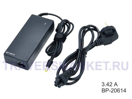 Адаптер питания для ноутбуков  "BP-20614" OT-APB06 (ACE-3) (3.42А/65Вт/5.5*1.7мм)/50
