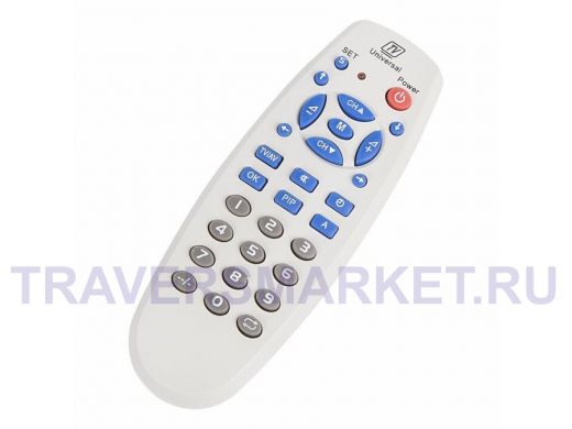 Пульт универсальный для телевизора  REXANT RX-188  совместим с большинством марок и моделей телевиз.