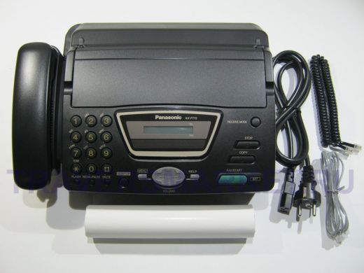 Телефон-факс  "Panasonic KX-FT72RU-B" чёрный