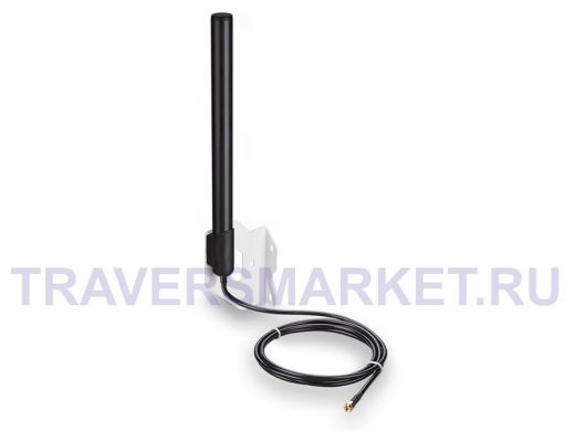 Антенна   6дБ 900 GSM,1800 4G,2100 3G,2600 4G,Wi-Fi KC6-700/2700T чёрная широкопол.разъём 1хSMA-male