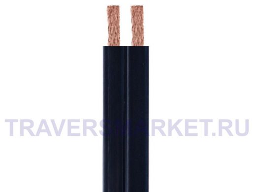 BW7003 Акустический кабель 2*4 мм2.Superflat (плоский ), черный 50 м