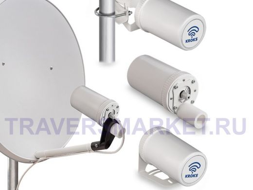 Облучатель МИМО для установки 3G/4G модема  KSS-Pot MIMO в параболическую антенну