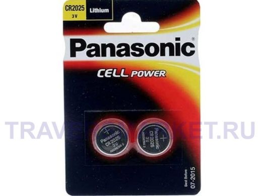 Элементы питания  CR2025  Panasonic Power Cells 