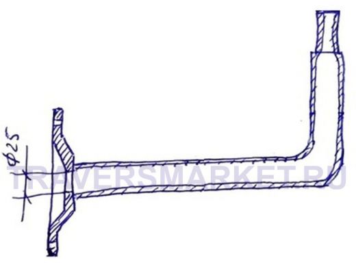 Кронштейн для антенн и видеокамер, вылет 50 см