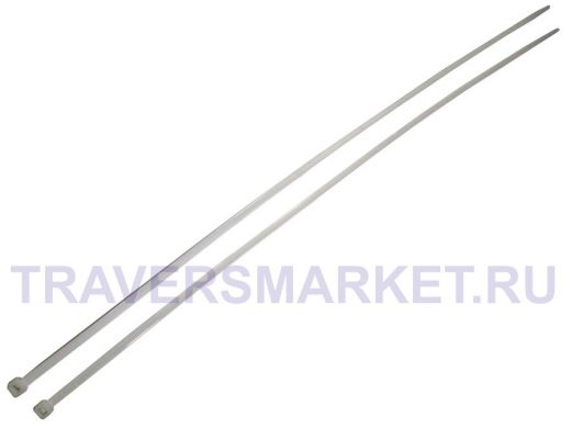 500х4,8мм кабельный хомут (стяжка нейлонoвая) nylon белая (100 шт) нейлон 6,6, OMAX