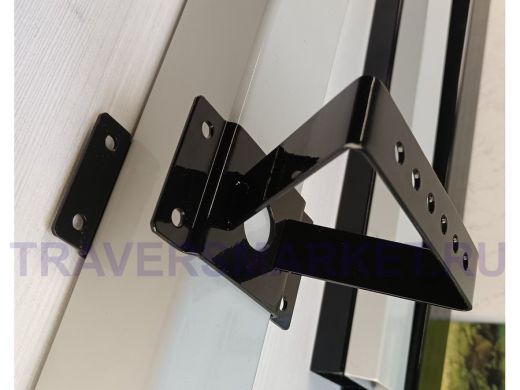 Кронштейн для прожектора на квадратную трубу 60х60мм с отверстием