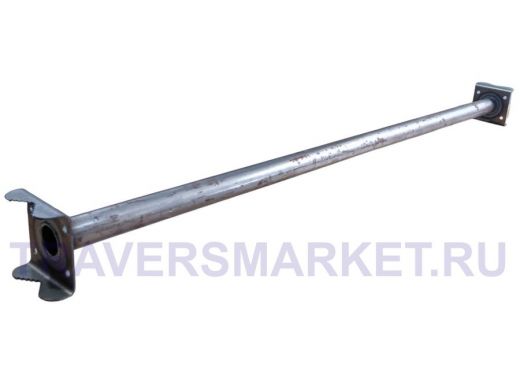 Кронштейн для параллельных труб диаметром от 15 до 51мм длина 100см "HIWOLL-217080" стальной, черный