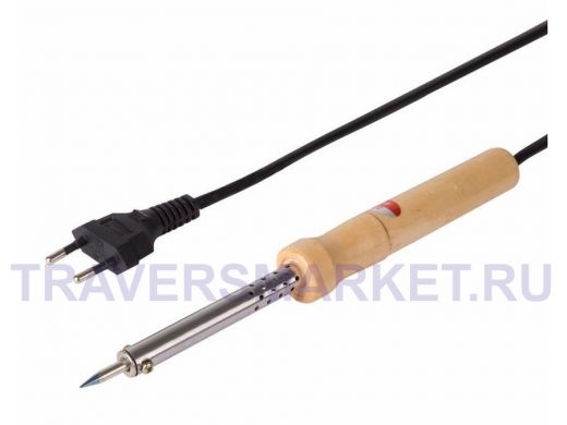 Паяльник  40Вт 220В "PLK-28512" деревянная ручка (блистер)