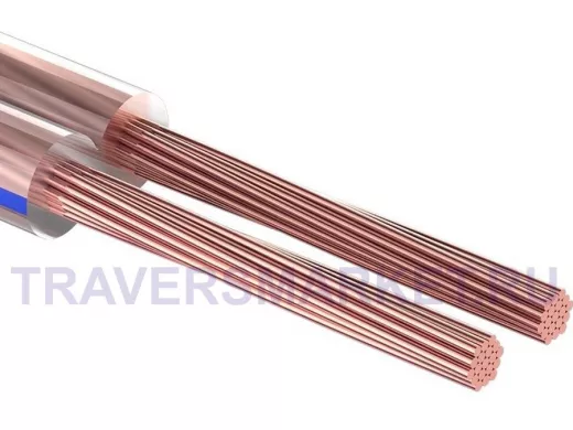 Кабель акустический прозрачный 2х2,0 мм.кв. Blue Line  100m  REXANT