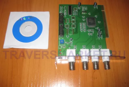 Видеоквадратор SKY-104 к компьютеру  на 4 камеры