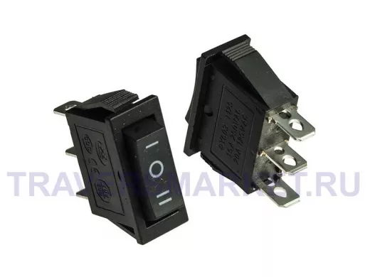 Клавишный переключатель KCD3-103-C6-B/3P on-off-on