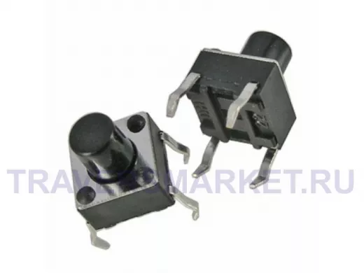 KAN0610-0731B 6x6x7 mm SWT-6 Тактовые кнопки