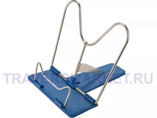 Подставка для книг, пластик/металл никелированный, европодвес "BR-108466"