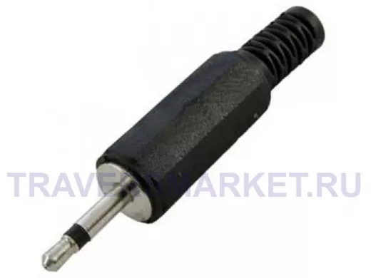 Штекер 2,5мм моно (пластм.)