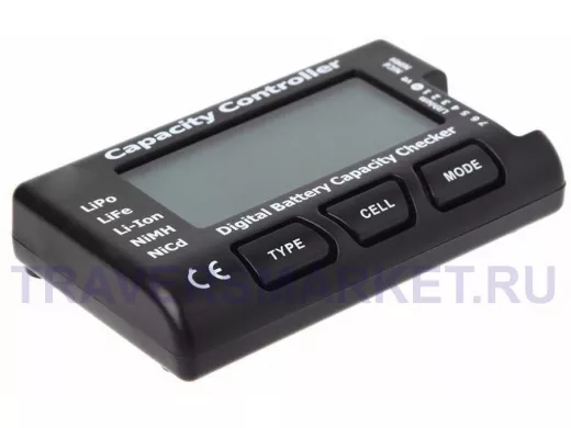 Тестер CellMeter-7 универсальный для элементов питания, аккумуляторов LiPo, LiFe, Li-Ion, NiMH, NiCd