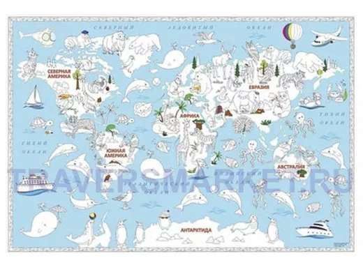 Карта-раскраска  