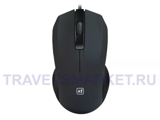 Мышь проводная DEFENDER #1 MM-310, USB, 2 кнопки + 1 колесо-кнопка, оптическая, черная, 52310