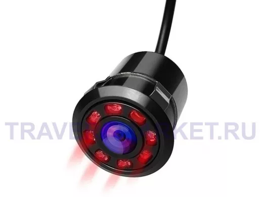 Камера заднего вида PC1030 , диаметр 18,5 мм.,на защёлках, 170град., 628*582, IR подсветка