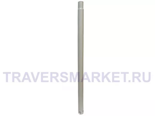 Секция универсальная для антенных мачт диаметром 51мм, обжата на 60 мм "МАУРУК-113979" серая, 1метр