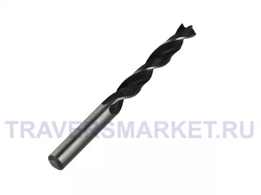 Сверло по древесине,10 мм, сталь углеродистая,HRC>36,цилиндр.хвостовик