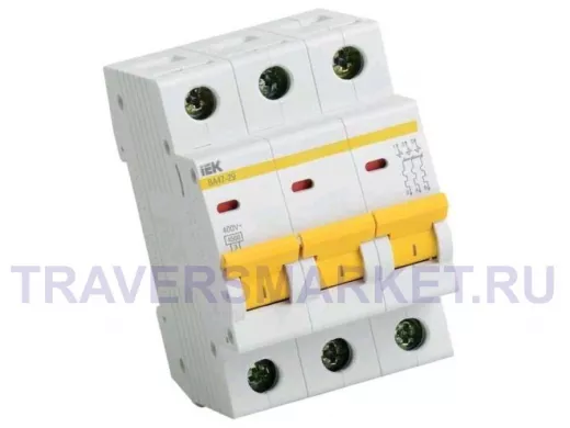 BA47-29 D50 400В  50А 4,5kA хар-ка D, автомат трёхфазный 