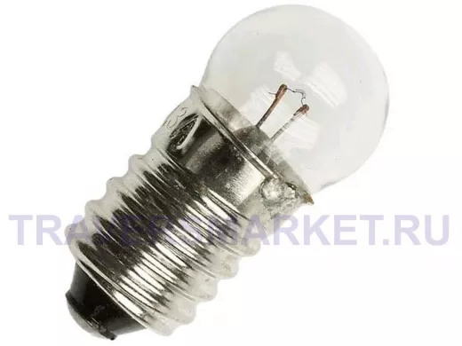 Лампа    6.3V/0.30A  МН E10/13 резьба, Россия