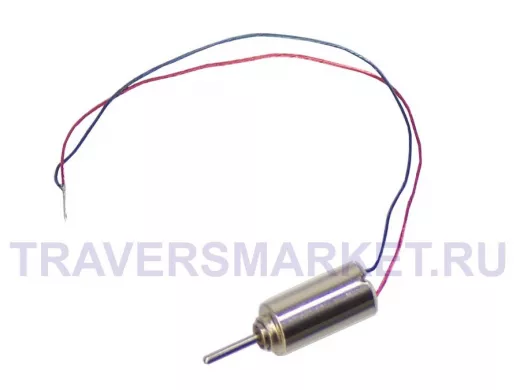 Двигатель 3,7V RC0408 (L/Dдвиг=8,8/4,1mm, L/Dвала=3,2/0,7mm, 60000об/м, 0,022А) для авиамоделей