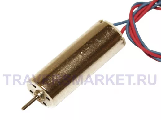 Двигатель 3,7V RC8523RB (L/Dдвиг=23/8,5mm, L/Dвала=8,5/1,0mm, 47500об/м, 0,08А, выв.кр/син.) для ави