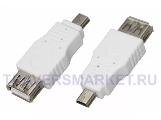 Переходник USB   (гн. USB А - mini шт. USB), REXANT