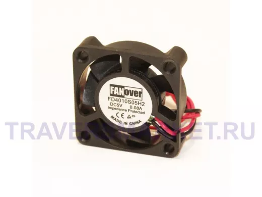 Вентилятор   +5В;   40х40х10мм;  0,13А "FD4010S05H"  (втулка, 7000об/мин)