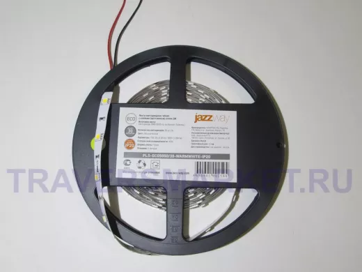 JazzWay Лента LED ECO 5050/30 Warmwhite IP20 5м 12В