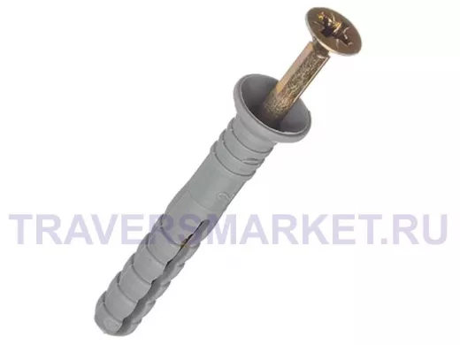 4.01.03.02 Дюбель-гвоздь, потай 6х40 (200 шт)