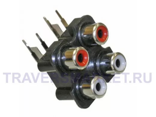 RCA-407 PCB jack RCA RUICHI РАЗЪЕМЫ