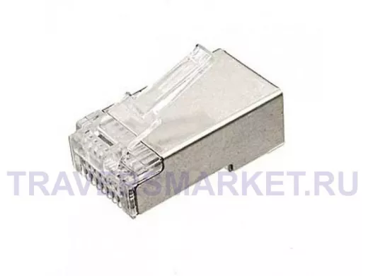 RJ45 (TP-8P8C) STP RJ раъём с экраном на витую пары