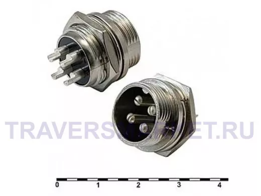 GX16M-4B Цилиндрические малогабаритные SZC РАЗЪЕМЫ