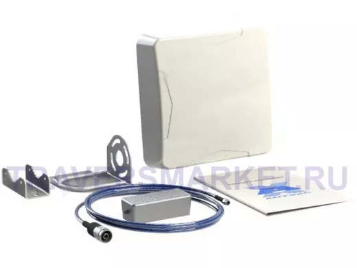 Антенный комплект 800 4G,900 GSM,1800 4G,2100 3G,2600 4G  №7 эконом  (NITSA-5F+адаптер AXA-3000) 1хF
