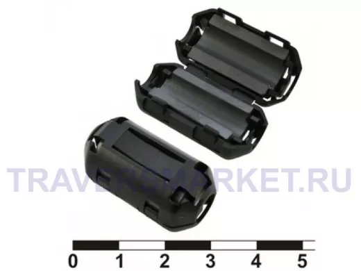 ZCAT1730-0730A-BK (black) Фильтры ферритовые на провод ФЕРРИТОВЫЕ ИЗДЕЛИЯ и МАГНИТЫ