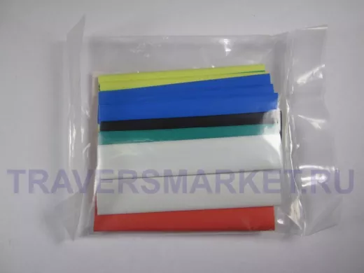 Набор термоусадочных трубок TDM ТУТнг 12/6  (7цветов по 3 шт. 100мм) SQ0518-0506