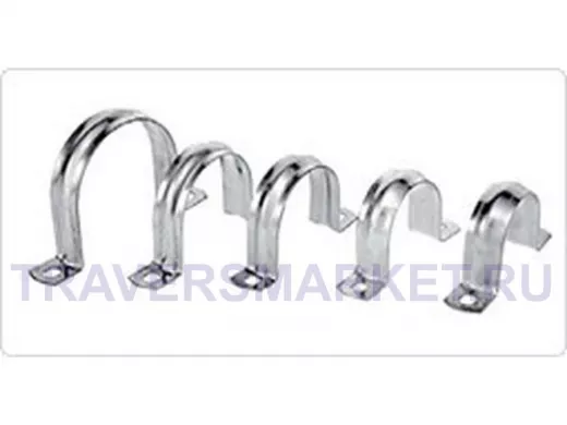 Скоба (клипса) металлическая 2-х лапковая с внутр. d 12-13 мм (100шт) TDM SQ0409-0012