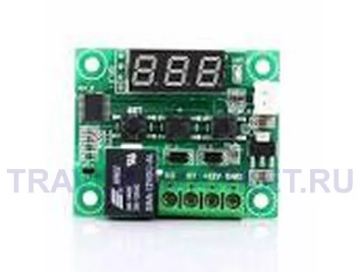 Термостат встраиваемый: DC12V (W1209), Iнагр= 250V/15A (-55; +110С) дисплей