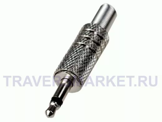 Разъем аудио 3,5мм штекер (моно металл 