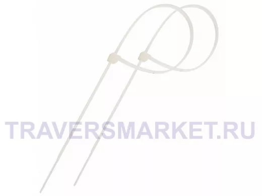 150x3,0мм кабельный хомут (стяжка нейлонoвая) nylon белая (100 шт) Proconnect 57-0150