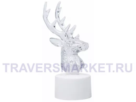 Фигура светодиодная на подставке "Олень", RGB
