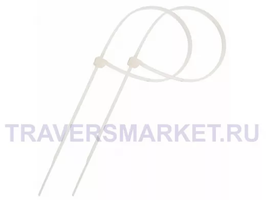 200х4,0мм кабельный хомут (стяжка нейлонoвая) nylon белая (100 шт) Proconnect