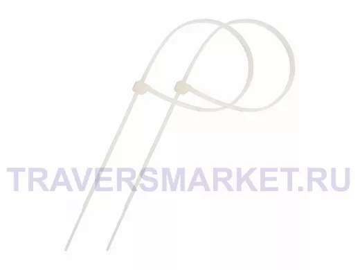 350х5мм кабельный хомут (стяжка нейлонoвая) nylon белая (100 шт) Proconnect